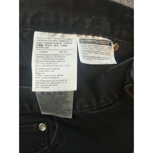 Levi's 515 Bootcut Jeans Sz 16M/33 Black Cowgirl Country Western - Picture 16 of 16